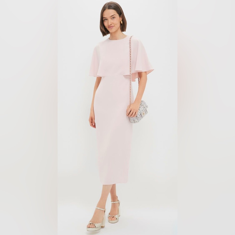 Pomander Place Soft Pink Midi Dress